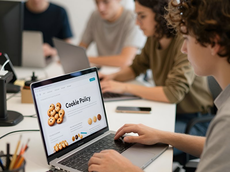 Команда специалистов Могилев КВА работает над настройкой политики Cookie для интернет-магазина в офисе